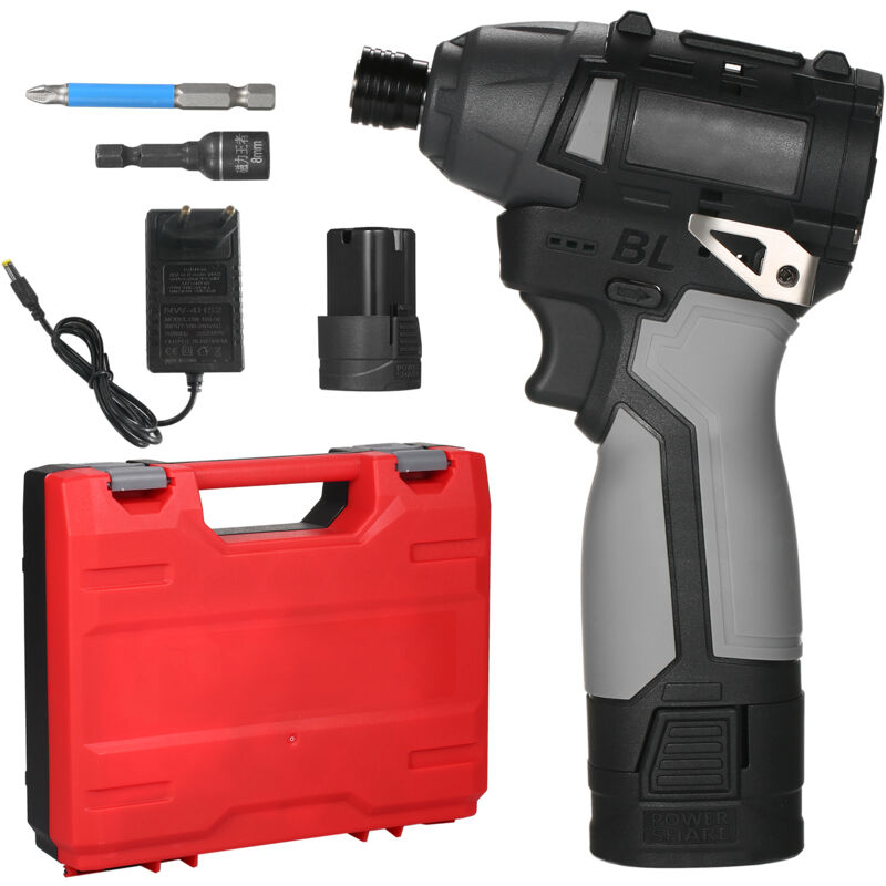 foto del prodotto decdeal set di cacciaviti elettrici senza spazzole da 16,8 v, set di cacciaviti elettrici a batteria ricaricabili con velocit di 3450 giri min e