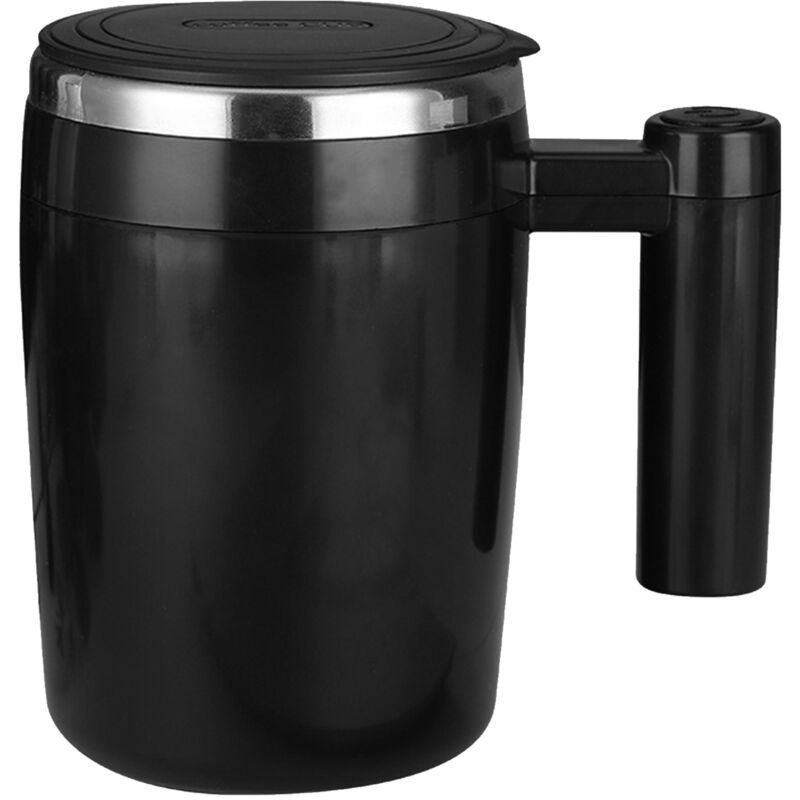 foto del prodotto decdeal tazza di agitazione automatica da 380 ml, con coperchio, tazza di caff con agitazione magnetica automatica, tazza di caff con agitazione
