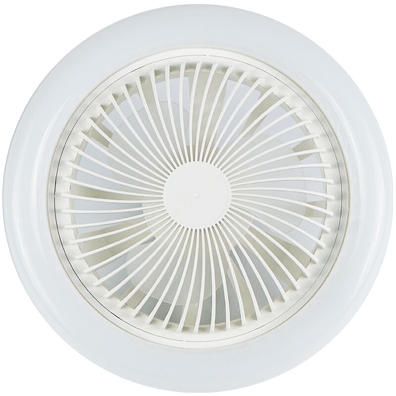 foto del prodotto decdeal testa della lampada e lampada con ventilatore a soffitto, bianco
