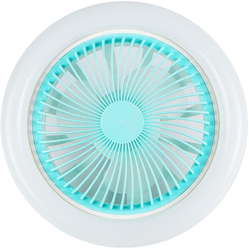 foto del prodotto decdeal testa della lampada e lampada con ventilatore a soffitto, blu