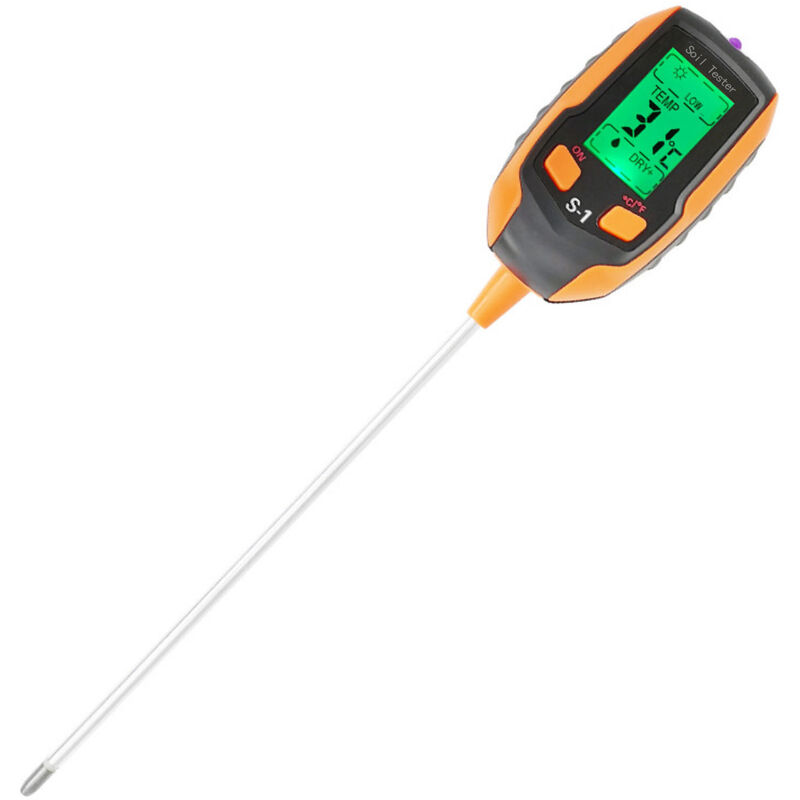 immagine 0 del prodotto decdeal tester del suolo 4 in 1 rilevatore multifunzionale del suolo misuratore di umidit misuratore di ph temperatura umidit intensit della