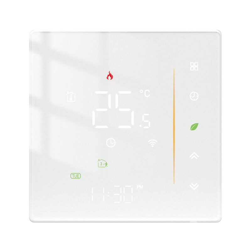 foto del prodotto decdeal tuya zigbee display digitale regolatore di temperatura intelligente termostato per caldaia ad acqua gas per riscaldamento a pavimento