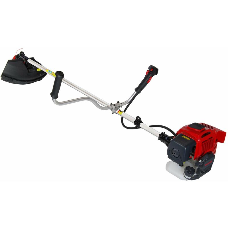 foto del prodotto decespugliatore kawasaki a due tempi tj 53 ecm a doppia impugnatura rasaerba 2,0 kw 53,2 cc testina automatica e accensione elettronica