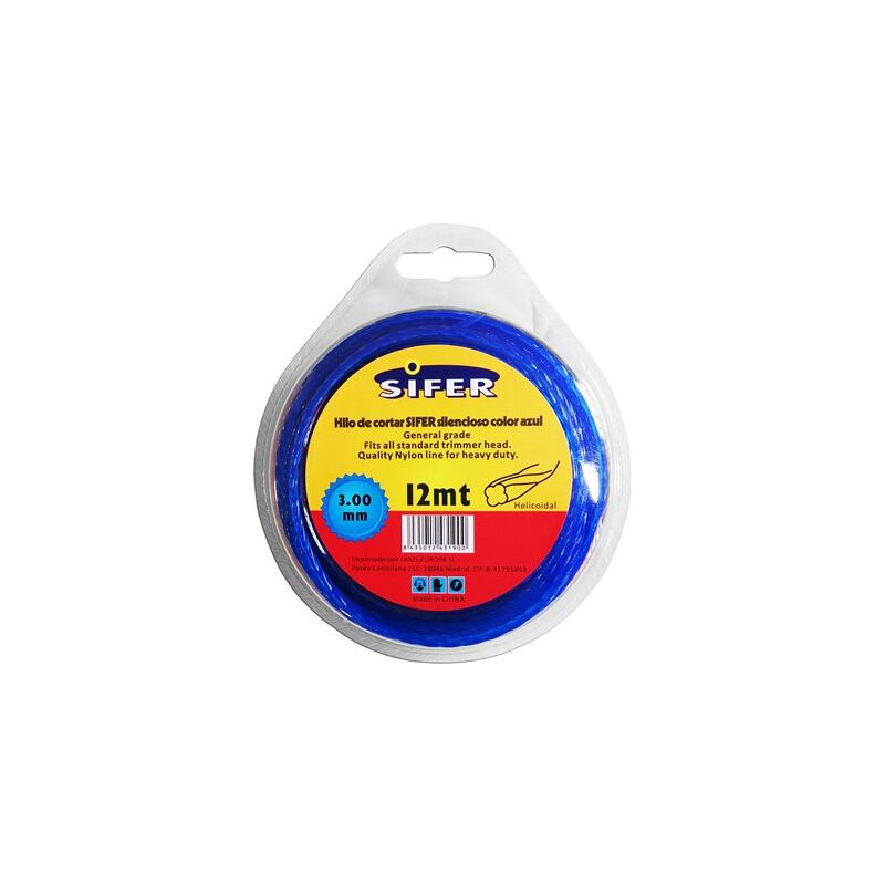 foto del prodotto decespugliatore sifer filo blu silence helico 3,0mm x 12 m48222051