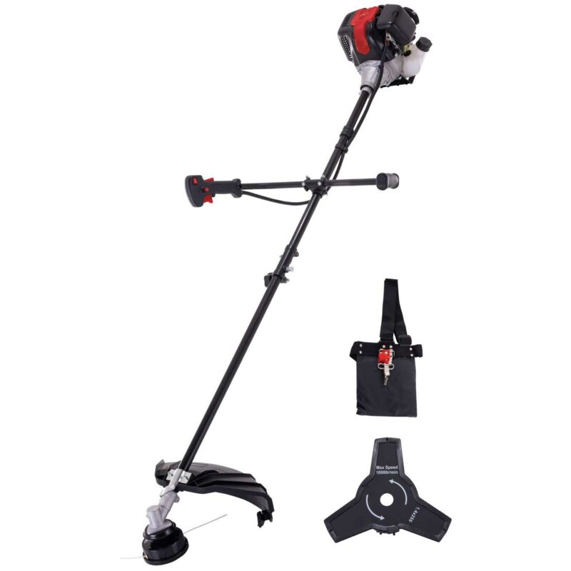 foto del prodotto decespugliatore tagliaerba a scoppio motore 4 tempi 31cc scheppach pbc310 4s