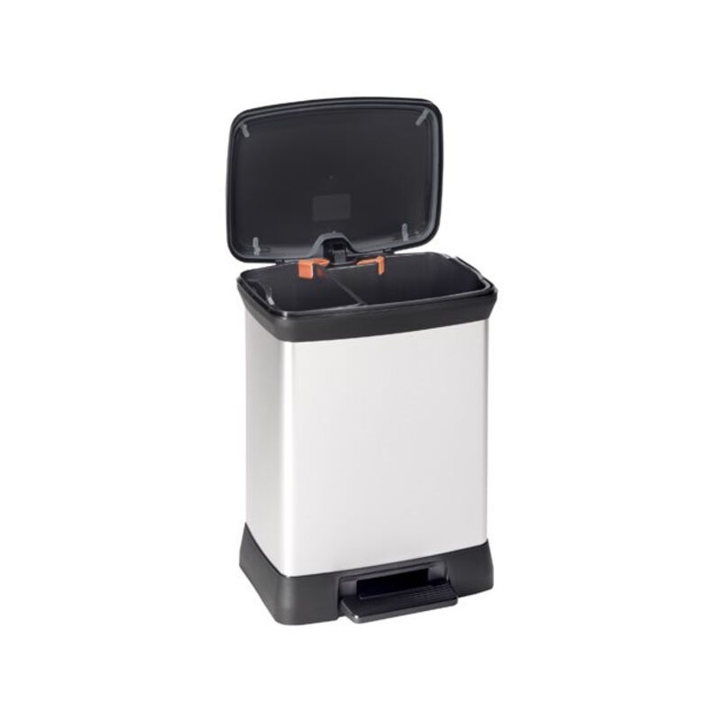 foto del prodotto deco bins deco 28 l rectangular plastic black, grey curver