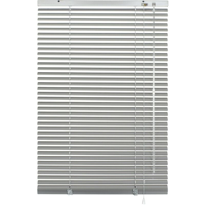 foto del prodotto deco company, 23 3046 veneziane con morsetto, alluminio, argento, 70 x 130 cm