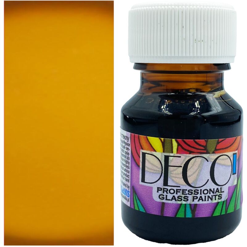 foto del prodotto deco pittura per vetrate a freddo ocra renesans 140 ugier 30ml