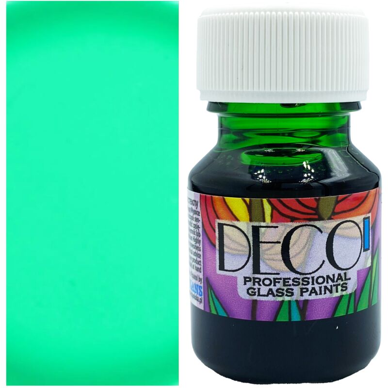 foto del prodotto deco pittura per vetrate a freddo ocra renesans 151 proper green 30ml
