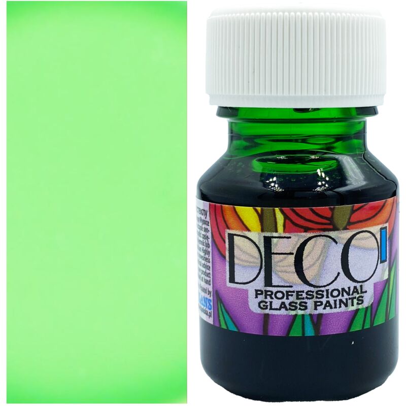 foto del prodotto deco vernice per vetrate a freddo renesans 150 verde chiaro 30ml