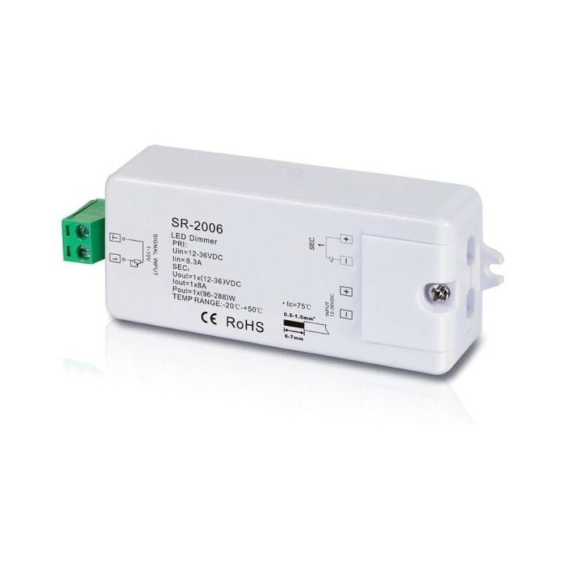 foto del prodotto decoder 0-10v dimmer 12-36v - 1ch 8a