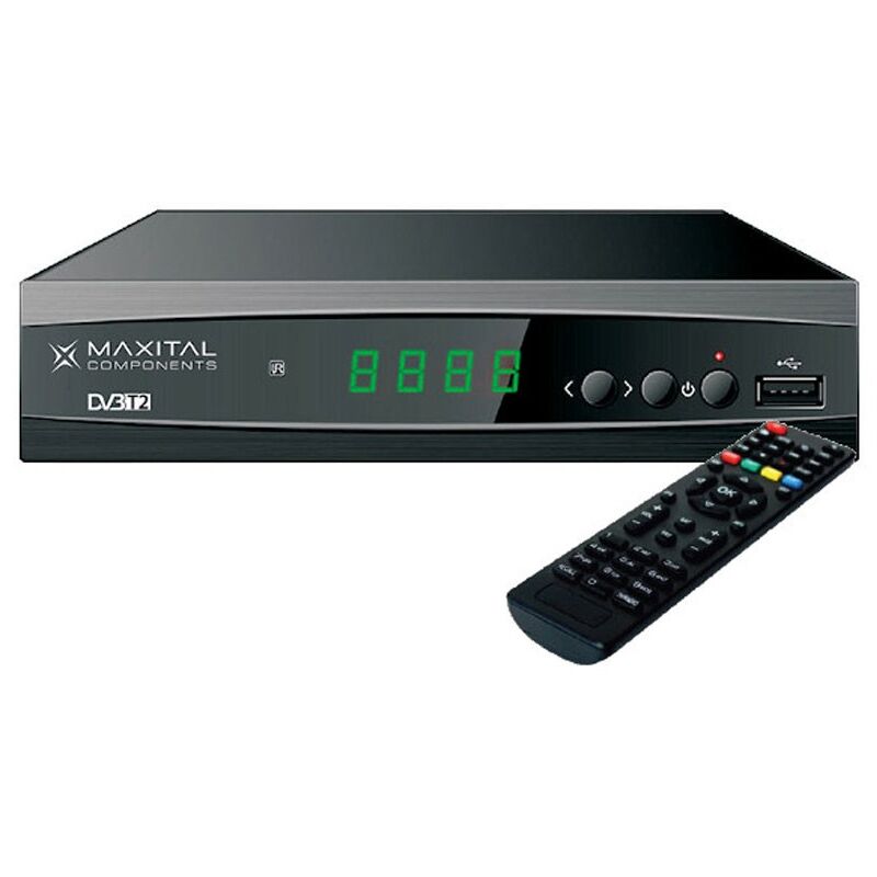 foto del prodotto decoder digitale terrestre melchioni dvb t2 h265 hd maxt230hd