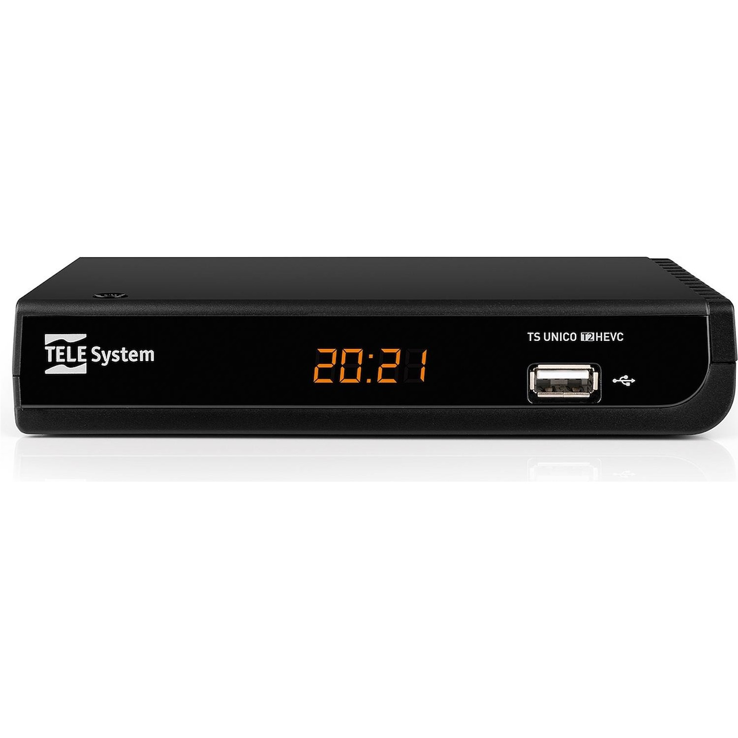 foto del prodotto decoder telesystem 21005331 unico black