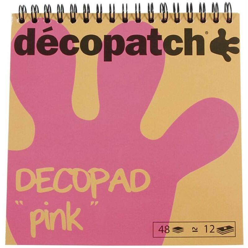 foto del prodotto decopatch decopad, rosa
