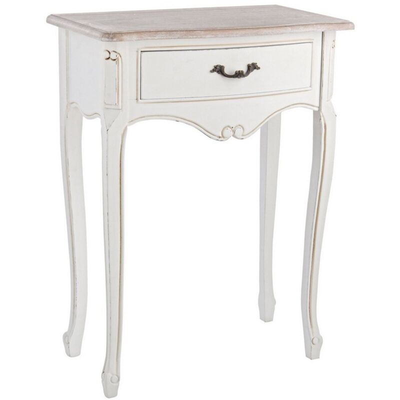 foto del prodotto decor space - consolle 'justine' struttura in legno paulownia pannelli in mdf per interni -1 cassetto medio