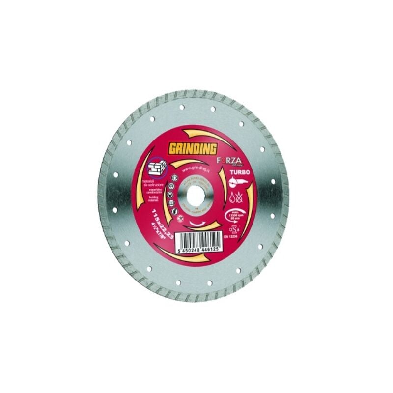 foto del prodotto decor space disco diamantato con corona continua 230x2,6 mm. foro 22,2 h 7 mm.