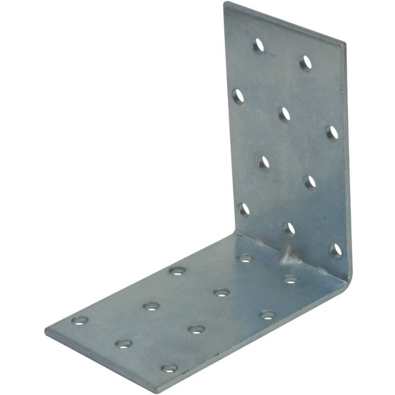 foto del prodotto decor space giunzione ad angolo in acciaio zincato bianco spessore 2,5 mm 40 x 40 x 50 mm 1 pezzo