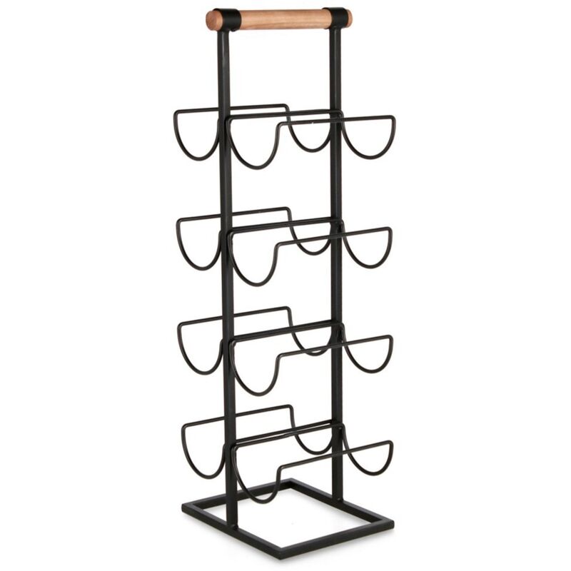 foto del prodotto decor space porta bottiglie isaac struttura in acciaio verniciato a polvere per interni carrello 5 posti