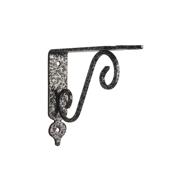 foto del prodotto decor space reggimensola toscania bolis acciaio verniciato nero argento mm 230x180