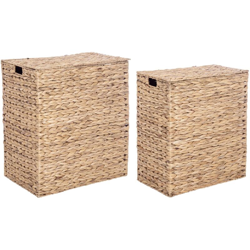 foto del prodotto decor space set 2 pezzi porta biancheria kalaw naturale rettangolare