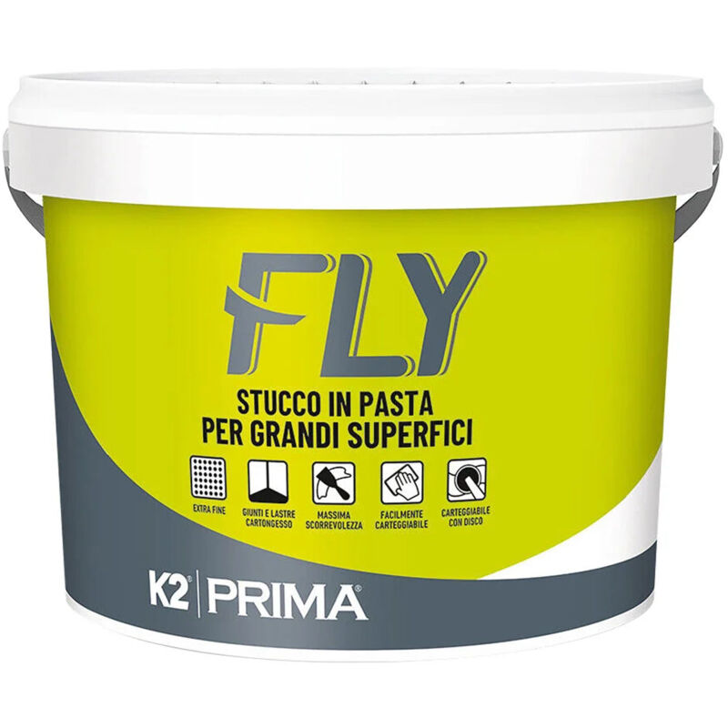 foto del prodotto decor space - stucco in pasta grandi superfici 'fly', specifica per giunti e lastre di cartongesso. -18 kg