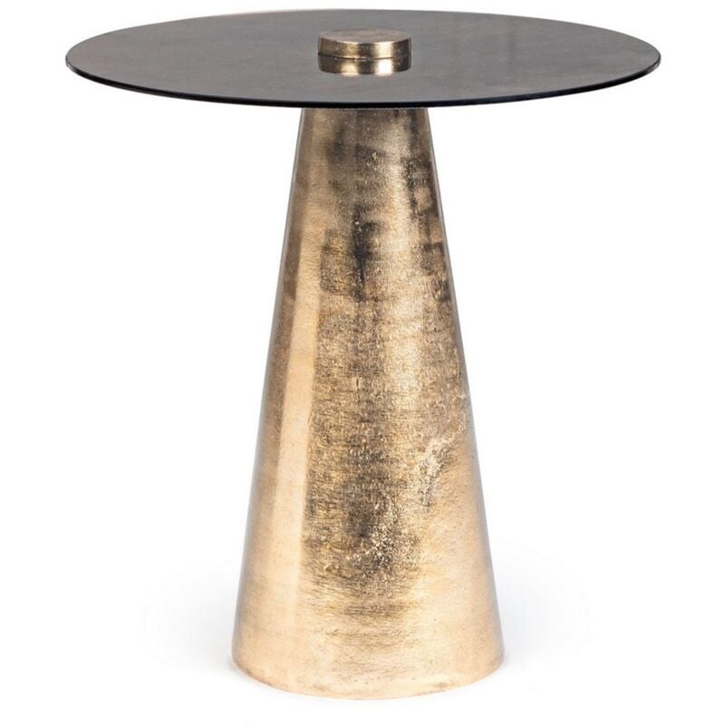 foto del prodotto decor space tavolino dinpal struttura in alluminio con piano in vetro per interni