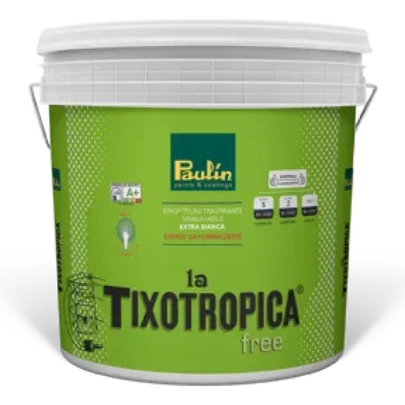 foto del prodotto decor space tixotropica free idropittura traspirante ad alta copertura per interni , 14 lt