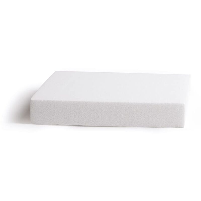 foto del prodotto decora 0173952 quadrato, polistirolo, bianco, 40 x 40 x h 5 cm