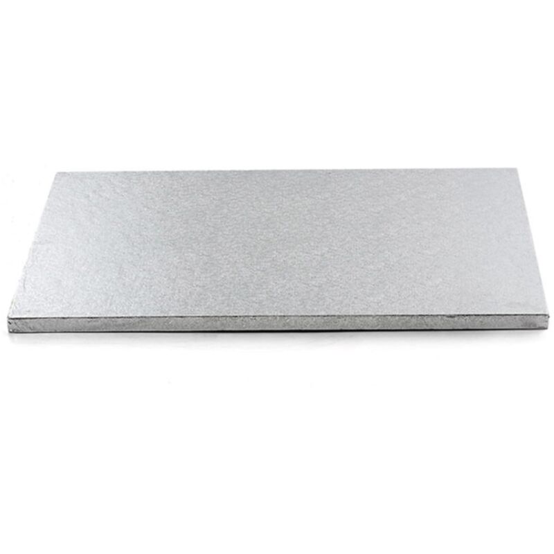 foto del prodotto decora cakeboard silver 50 x 70 x h 1,2 cm tavola argento, cellulosa, 50 x 70 x 1,2 cm