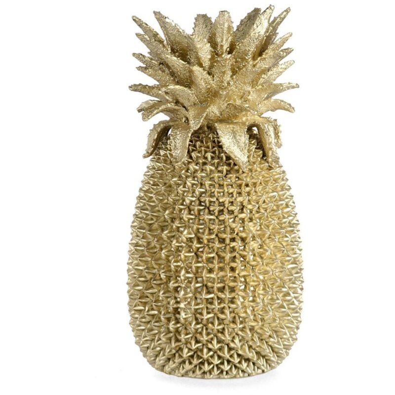 foto del prodotto decorazione ananas surabaya in poliresina, resistente all acqua, per interno nero 49.5 cm