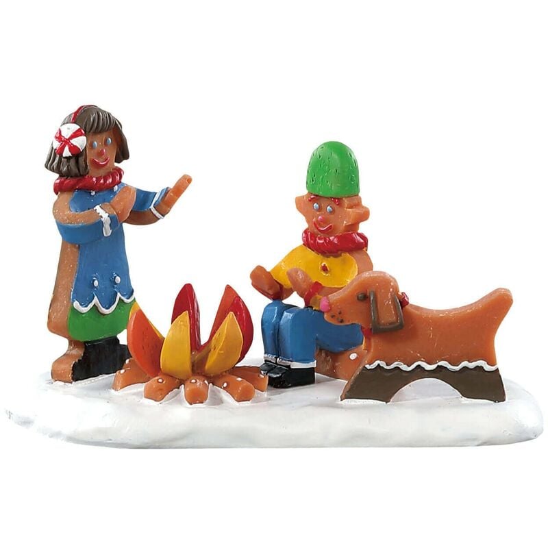 foto del prodotto decorazione biscotti da fal per villaggio di natale e presepe, in resina da h 4,2 cm