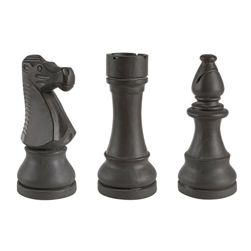foto del prodotto decorazione chess 3 figure antracite bizzotto