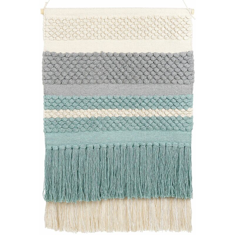foto del prodotto decorazione da parete in cotone intrecciato a mano, dallo stile retr marino, con trecce multicolori pariko.