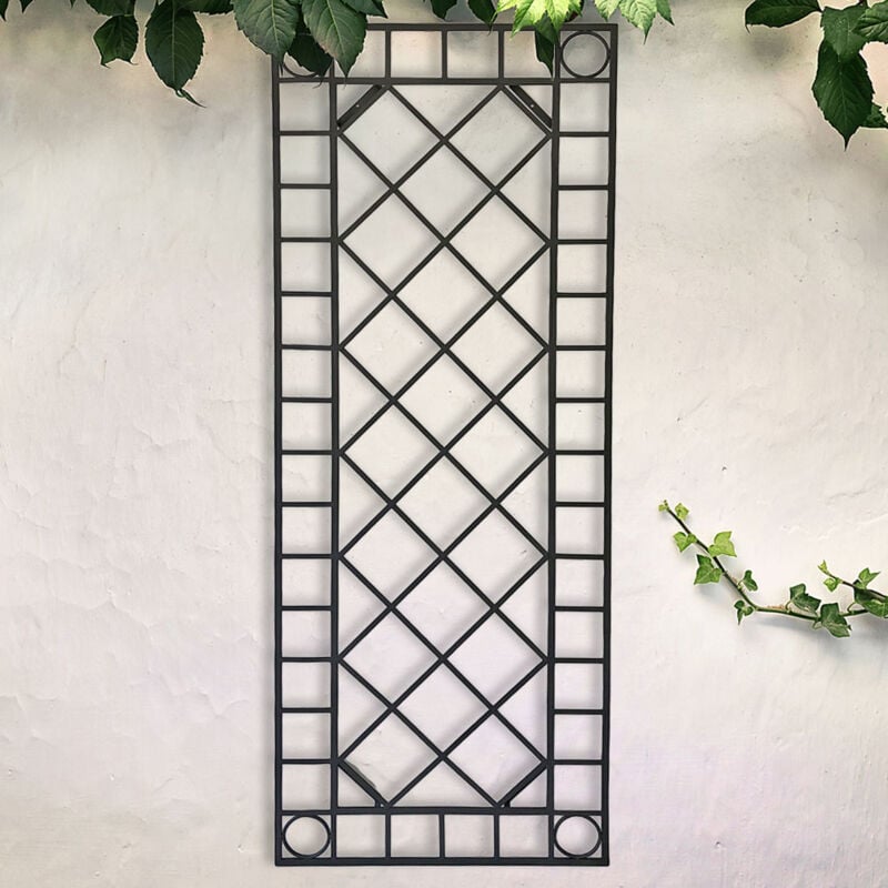 foto del prodotto decorazione da parete per esterni traliccio decorazione da giardino patio a traliccio traliccio nero