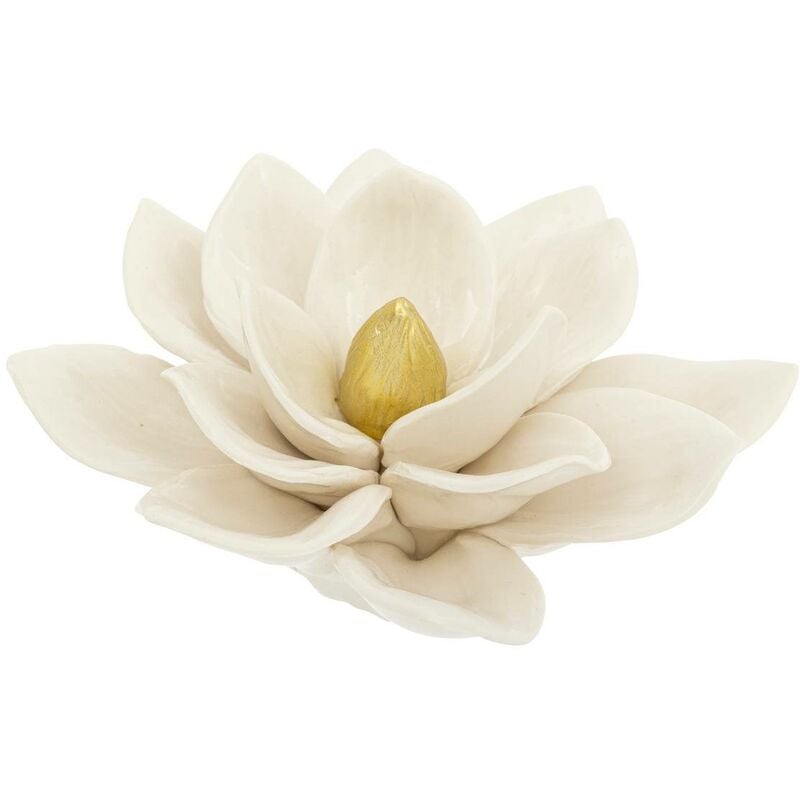 foto del prodotto decorazione da tavolo fiore d14,5cm bianco atmosphera cr ateur d int rieur