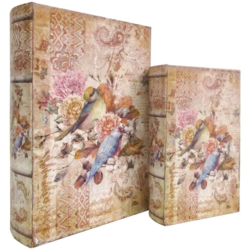 foto del prodotto decorazione di scatole di libri scatole di scheda 2u boxe board board 7x18x27cm 29523 signes grimalt