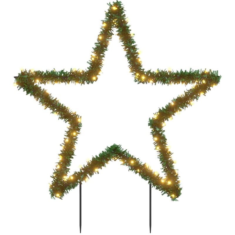 foto del prodotto decorazione luminosa natalizia con picchetti stella 115led 85cm vidaxl