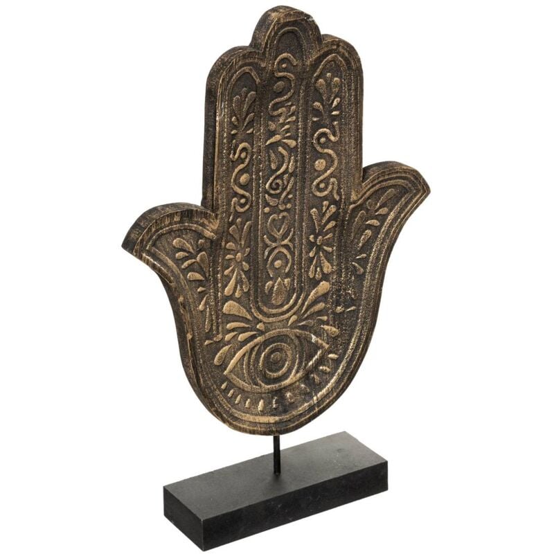 foto del prodotto decorazione mano fatma oasis metallo dorato 24x37cm atmosphera cr ateur d int rieur