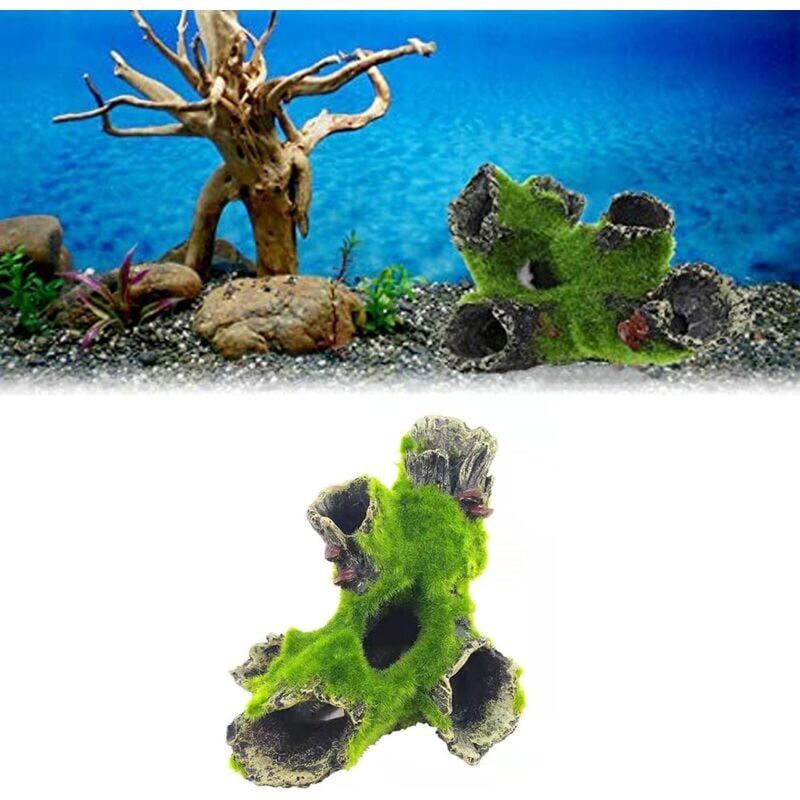 foto del prodotto decorazione medievale in resina per acquario accessorio decorativo per acquario rifugio per rettili betta castle