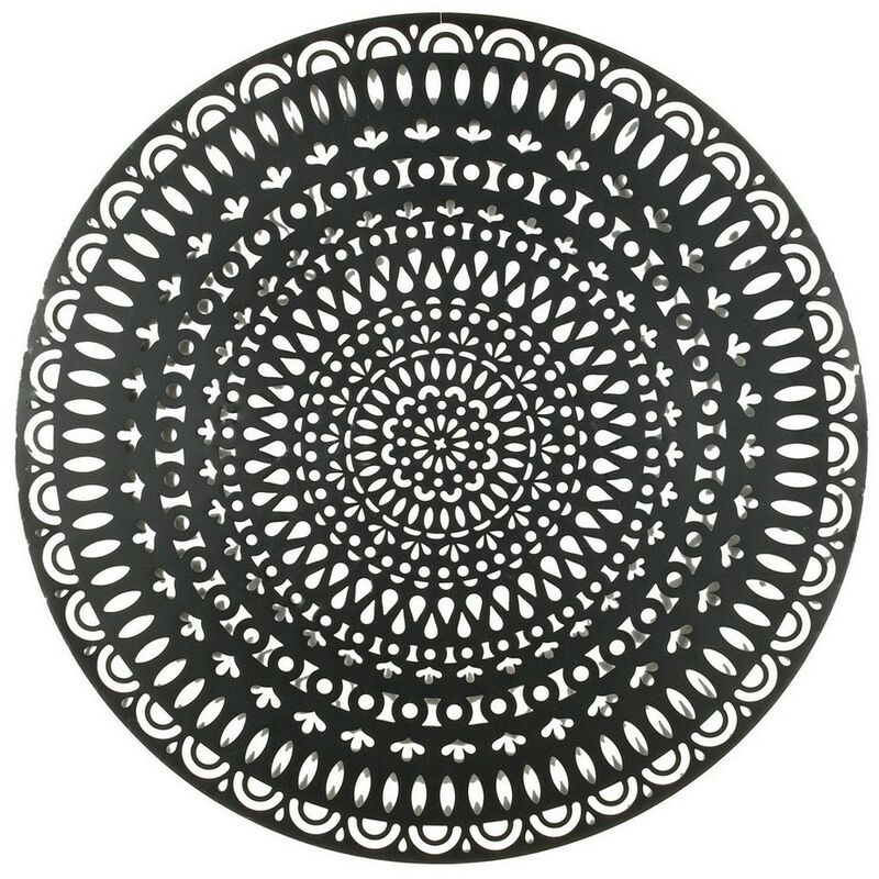 foto del prodotto decorazione metallo da parete adhira cm 85
