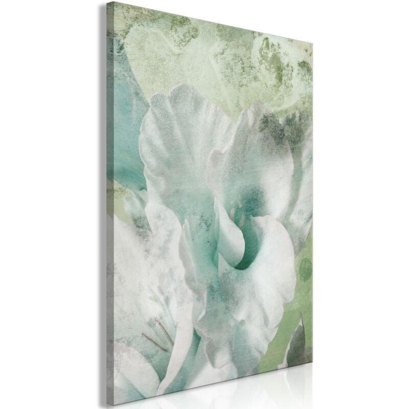 foto del prodotto decorazione murale su tela stampa premium in 1 parte su telaio in legno motivo nebbia menta 20x30 cm 110013929