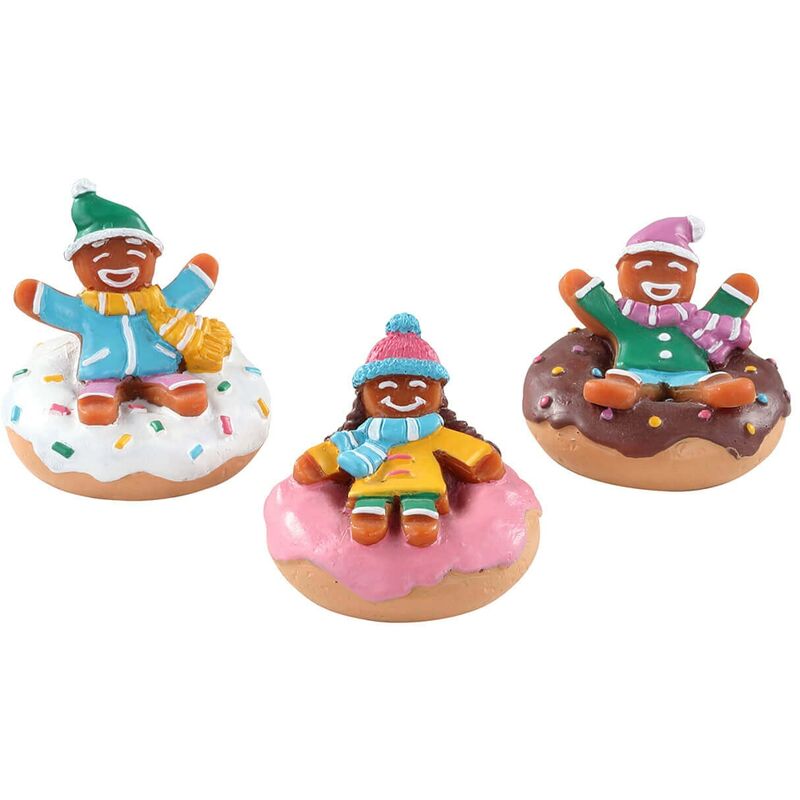 foto del prodotto decorazione nelle ciambelle, set da 3 per villaggio di natale e presepe