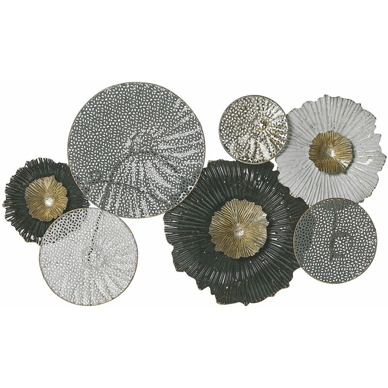 foto del prodotto decorazione parete nero e argento zirconium