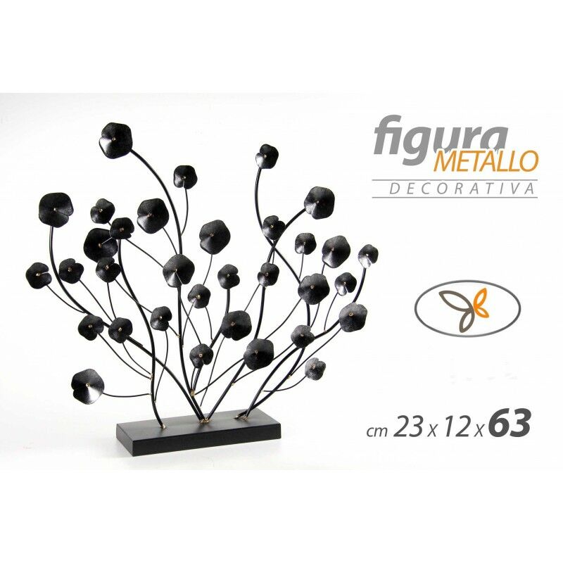 foto del prodotto decorazione soprammobile in metallo nero cm 23 x 12 x 63 h