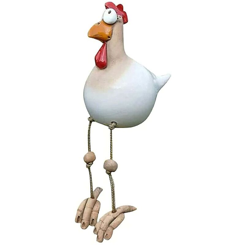 foto del prodotto decorazioni da giardino di pollo, spine da giardino con figure di animali decorazioni fatte a mano