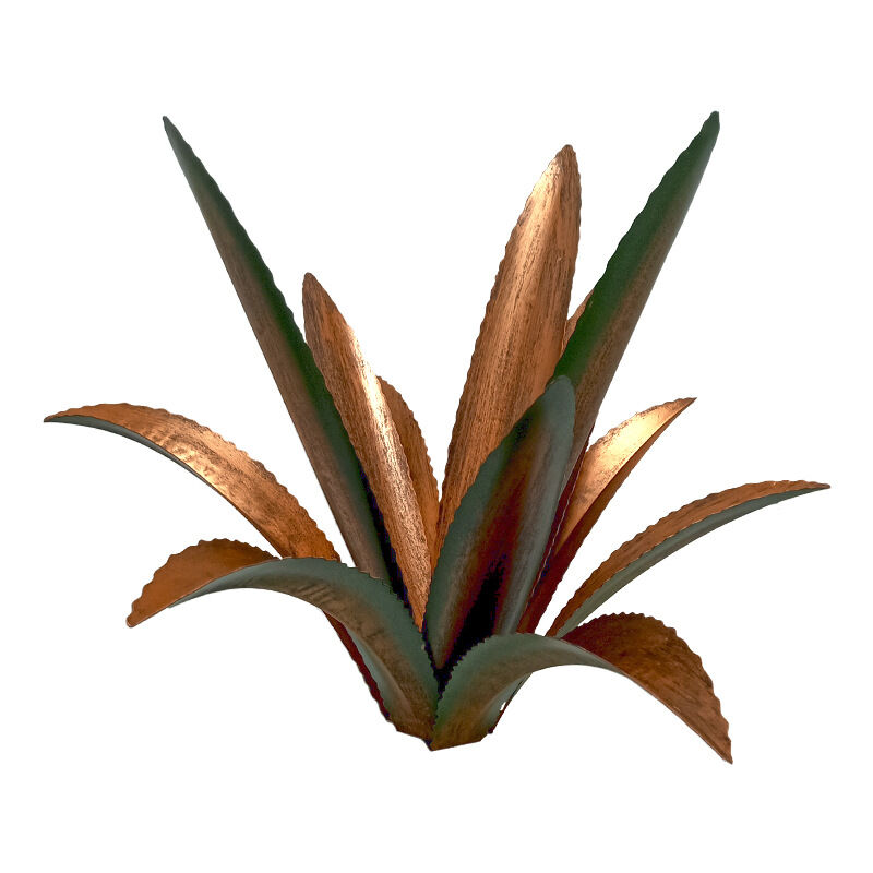 foto del prodotto decorazioni da giardino, scultura di tequila, pianta di agave rustica, decorazioni da giardino per esterni, prato, arte da giardino 13,78 pollici