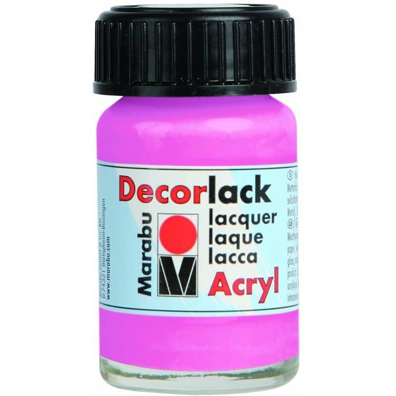 foto del prodotto decorlack acryl marabu 15 ml rosa