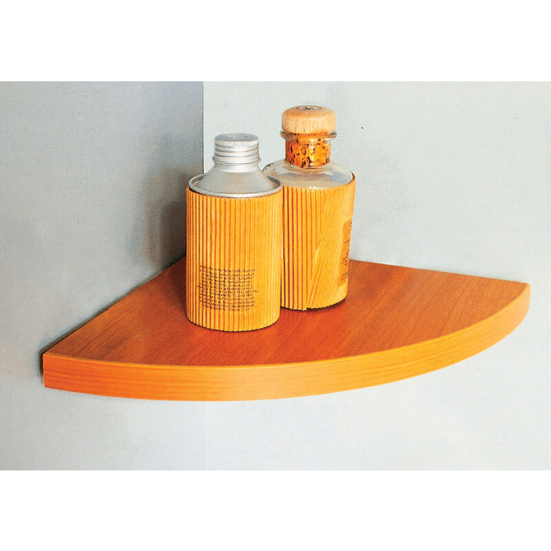 foto del prodotto decorlegno mensola angolo squadrata bianca cm. 35x35x1,8