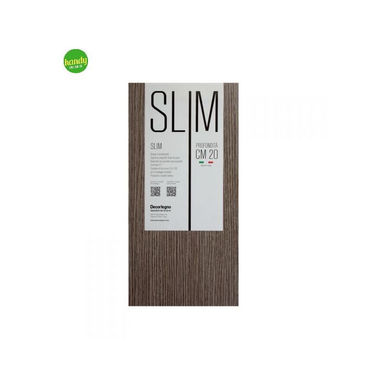 foto del prodotto decorlegno mensola slim rovere grigio 40 x 20 x 1,8 cm