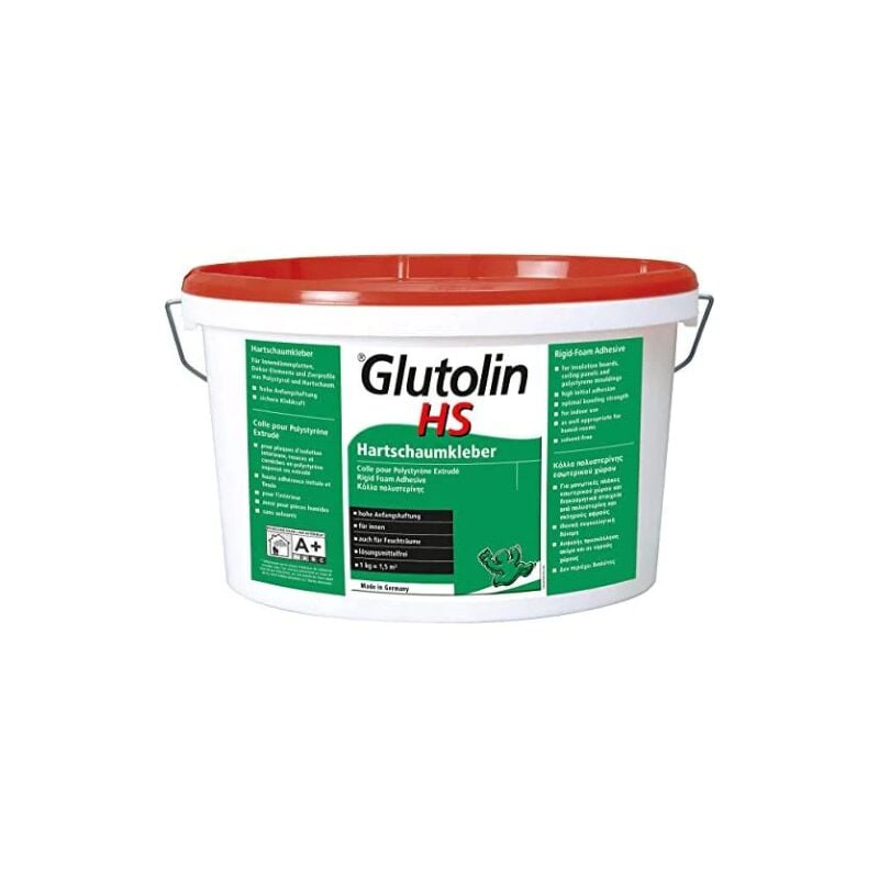 foto del prodotto decotric glutolin hs collante adesivo per polistirolo espanso depron uso interno 8 kg 8 kg